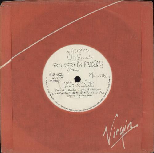 Phil Collins In The Air Tonight 7" vinyl single (7 inch record / 45) UK COL07IN575894