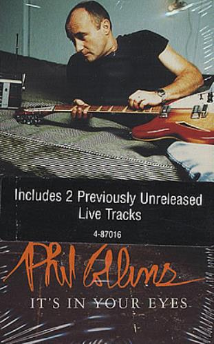 Phil Collins It's In Your Eyes cassette single US COLCMIT80131