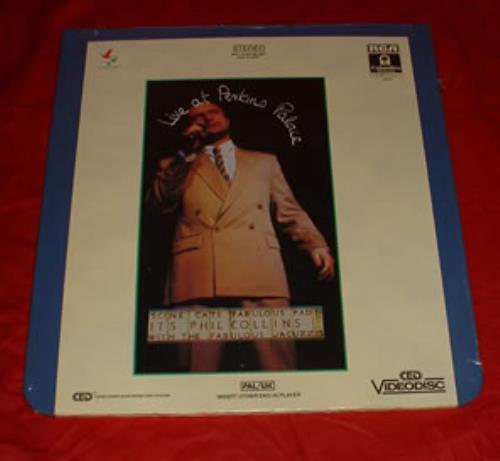 Phil Collins Live At Perkins Palace laserdisc / lazerdisc US COLLZLI301999