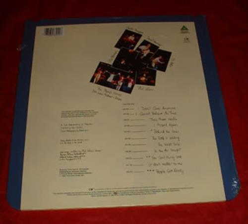 Phil Collins Live At Perkins Palace laserdisc / lazerdisc US COLLZLI301999