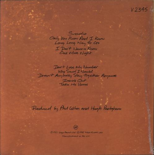 Phil Collins No Jacket Required - Shrink vinyl LP album (LP record) UK COLLPNO863369