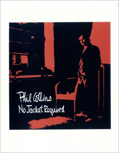 Phil Collins No Jacket Required press book US COLPBNO492250