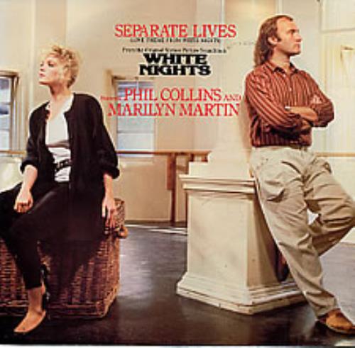 Phil Collins Separate Lives 7" vinyl single (7 inch record / 45) US COL07SE279218