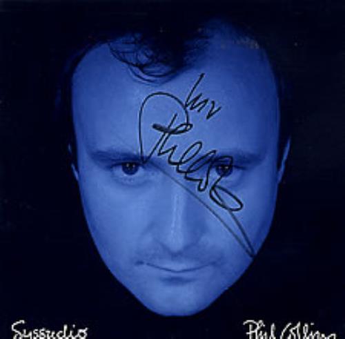 Phil Collins Sussudio - Autographed 7" vinyl single (7 inch record / 45) UK COL07SU279367