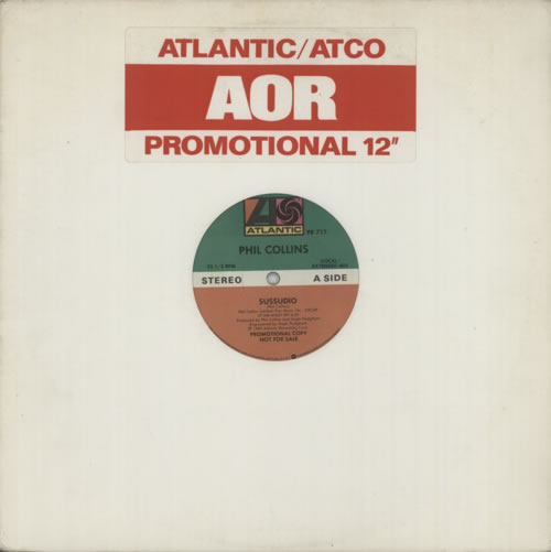 Phil Collins Sussudio 12" vinyl single (12 inch record / Maxi-single) US COL12SU55331