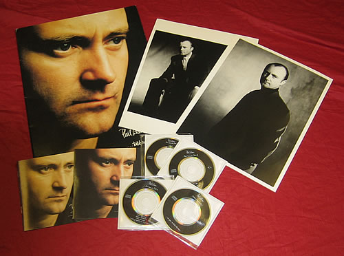 Phil Collins Talking Seriously - 4 CDs media press kit UK COLKITA85192