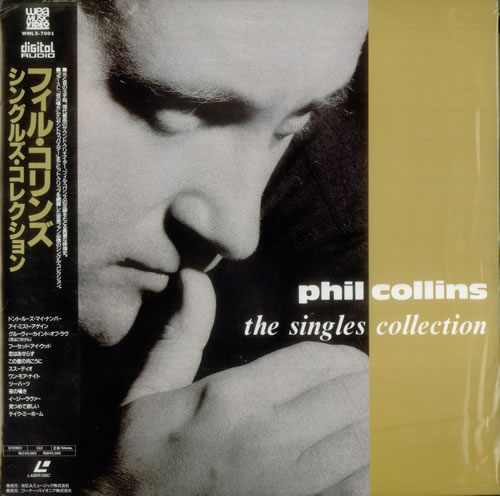Phil Collins The Singles Collection laserdisc / lazerdisc Japanese COLLZTH544186