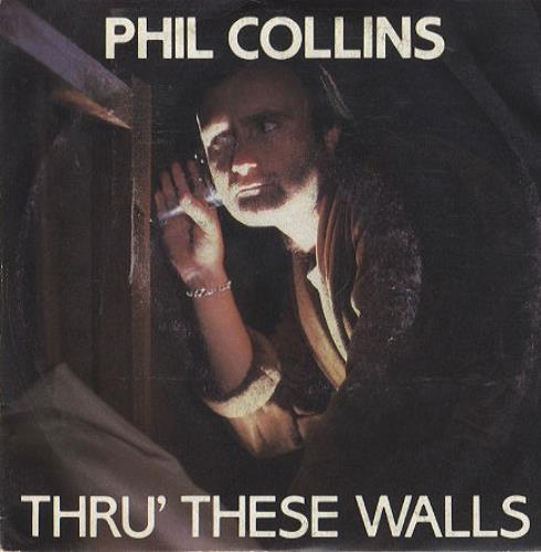 Phil Collins Thru' These Walls 7" vinyl single (7 inch record / 45) Italian COL07TH279440