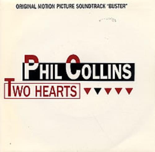 Phil Collins Two Hearts 7" vinyl single (7 inch record / 45) Spanish COL07TW279193