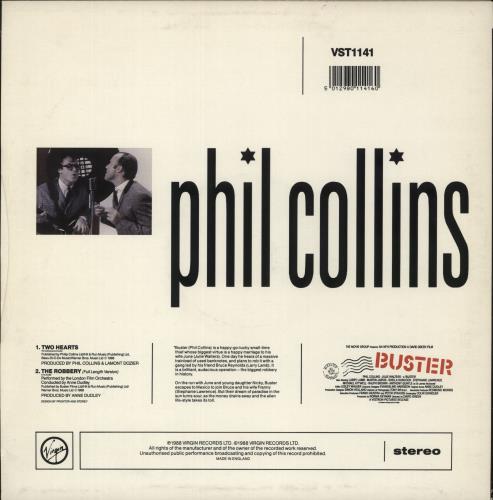 Phil Collins Two Hearts 12" vinyl single (12 inch record / Maxi-single) UK COL12TW868576