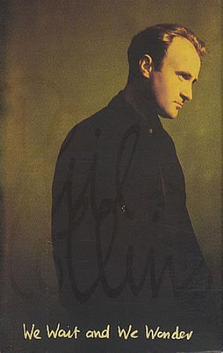 Phil Collins We Wait And We Wonder cassette single UK COLCSWE279554
