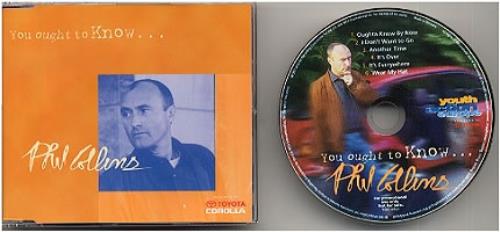 Phil Collins You Ought To Know CD album (CDLP) UK COLCDYO143557
