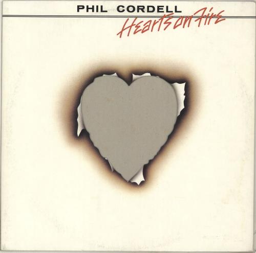 Phil Cordell Hearts On Fire - White Vinyl 12" vinyl single (12 inch record / Maxi-single) UK 3PC12HE703142