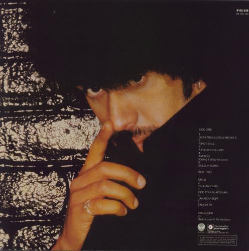 Phil Lynott Solo In Soho vinyl LP album (LP record) UK LYNLPSO823844