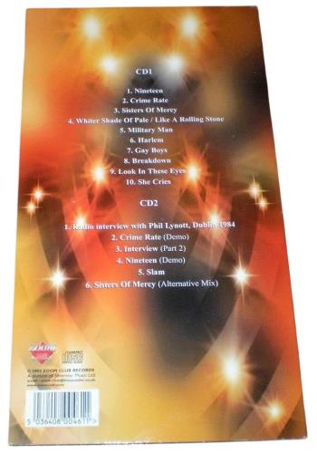 Phil Lynott The Studio Sessions 2 CD album set (Double CD) UK LYN2CTH290428