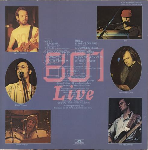 Phil Manzanera 801 Live vinyl LP album (LP record) UK PMZLPLI609663