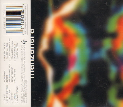 Phil Manzanera K-Scope CD album (CDLP) UK PMZCDKS642672