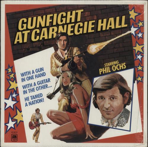 Phil Ochs Gunfight At Carnegie Hall vinyl LP album (LP record) Canadian OCHLPGU872020