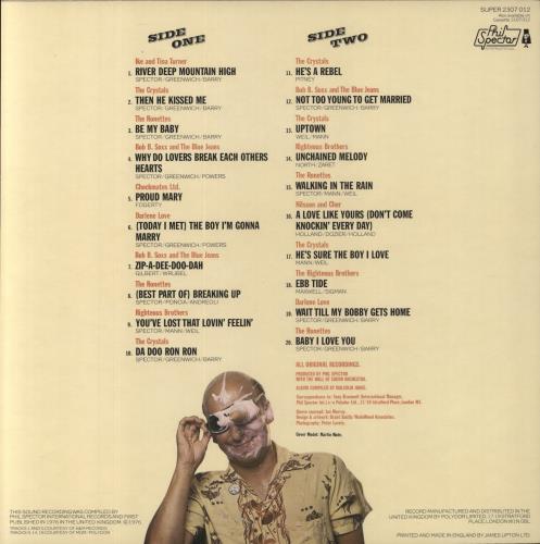 Phil Spector 20 Greatest Hits vinyl LP album (LP record) UK PSPLPGR645088
