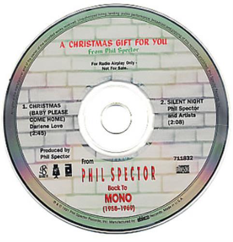 Phil Spector A Christmas Gift For You Sampler CD single (CD5 / 5") US PSPC5AC68347