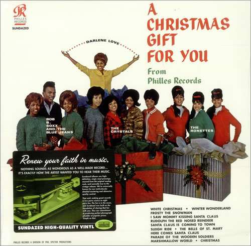 Phil Spector A Christmas Gift For You vinyl LP album (LP record) US PSPLPAC497878