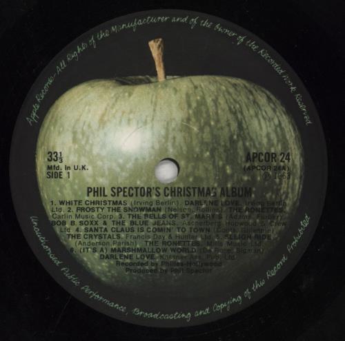 Phil Spector Phil Spector's Christmas Album vinyl LP album (LP record) UK PSPLPPH60405