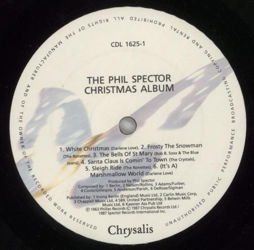 Phil Spector The Phil Spector Christmas Album vinyl LP album (LP record) UK PSPLPTH290175