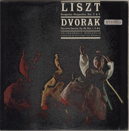 Philharmonia Hungarica Liszt: Hungarian Rhapsodies Nos. 3 & 4 / Dvorak: Slavonic Dances, Op.46, Nos. 1, 4 & 8 vinyl LP album (LP record) UK QHQLPLI752288