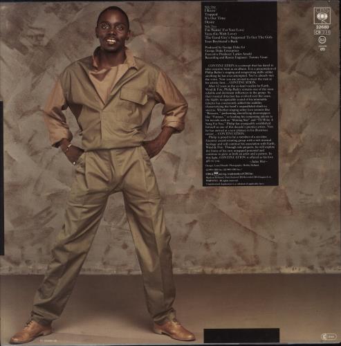 Philip Bailey Continuation vinyl LP album (LP record) Dutch PLBLPCO844830