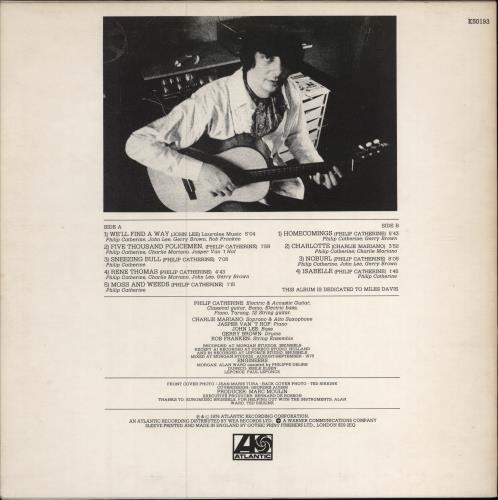 Philip Catherine Guitars vinyl LP album (LP record) UK 4MULPGU786589
