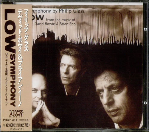 Philip Glass Low Symphony CD album (CDLP) Japanese PLGCDLO535563