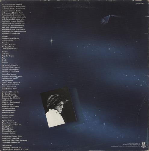 Philip Glass North Star vinyl LP album (LP record) UK PLGLPNO522062