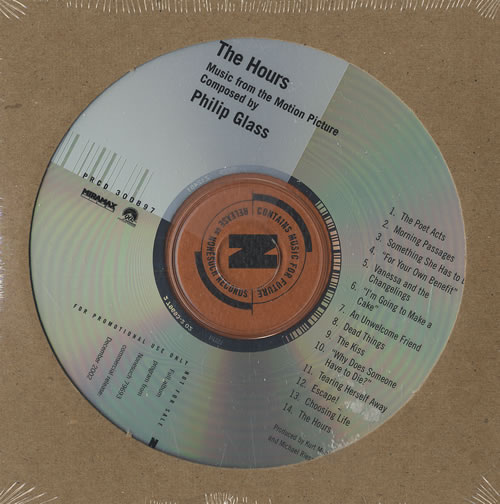 Philip Glass The Hours CD album (CDLP) US PLGCDTH230721