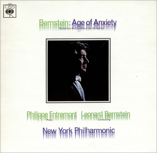 Philippe Entremont Bernstein: Age Of Anxiety vinyl LP album (LP record) UK QKJLPBE483898