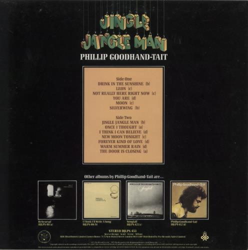 Phillip Goodhand-Tait Jingle Jangle Man - Promo Stickered vinyl LP album (LP record) UK PGHLPJI869567