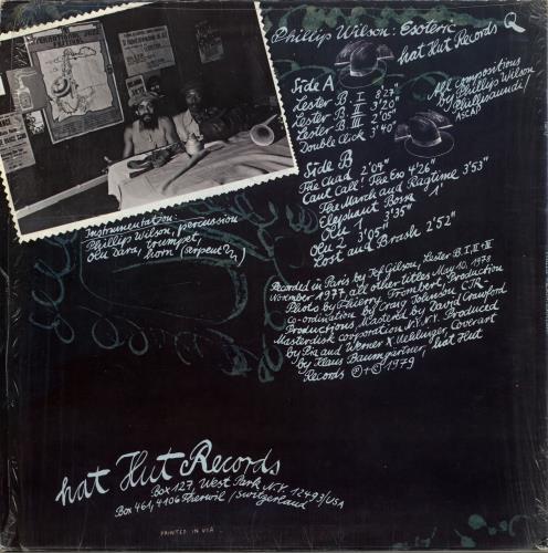 Phillip Wilson Esoteric vinyl LP album (LP record) US Q1JLPES705362