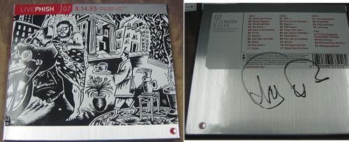 Phish Live Phish 07 - Autographed 3-CD album set (Triple CD) US PHS3CLI347335