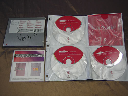 Phish Live Phish 07 - Autographed 3-CD album set (Triple CD) US PHS3CLI347335