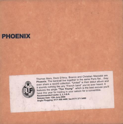 Phoenix (Fr) United CD album (CDLP) Dutch PHXCDUN665568