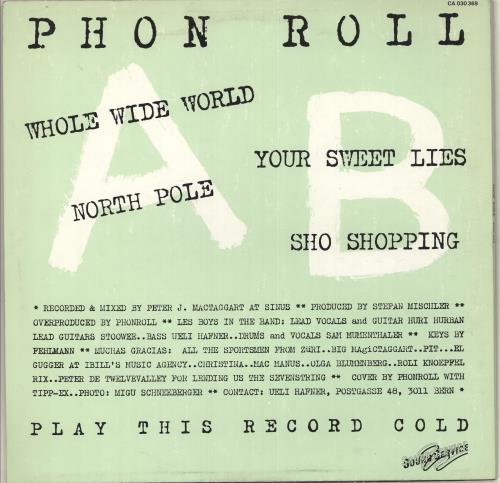 Phon Roll North Pole 12" vinyl single (12 inch record / Maxi-single) Swiss ZH212NO713029