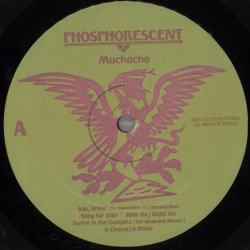 Phosphorescent Muchacho vinyl LP album (LP record) US 2HZLPMU822837
