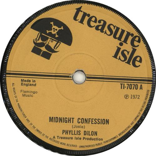 Phyllis Dillon Midnight Confession 7" vinyl single (7 inch record / 45) UK PKV07MI713180