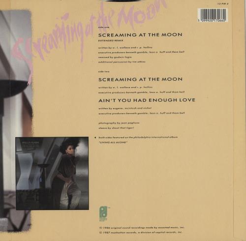 Phyllis Hyman Screaming At The Moon 12" vinyl single (12 inch record / Maxi-single) UK PQH12SC755168