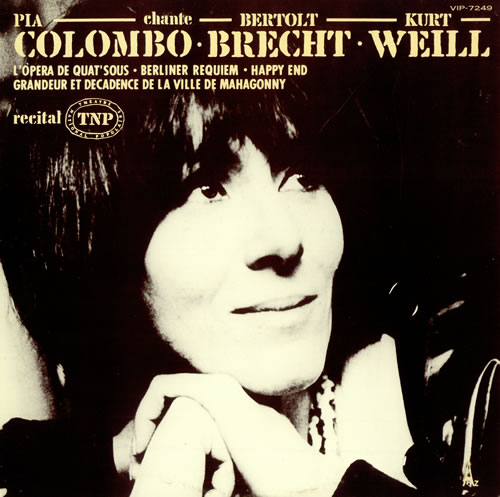 Pia Colombo Chante Bertolt Brecht Et Kurt Weil vinyl LP album (LP record) Japanese P1ALPCH487896