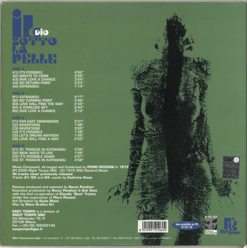 Piero Piccioni Il Dio Sotto La Pelle 2-LP vinyl record set (Double LP Album) Italian QJE2LIL692346