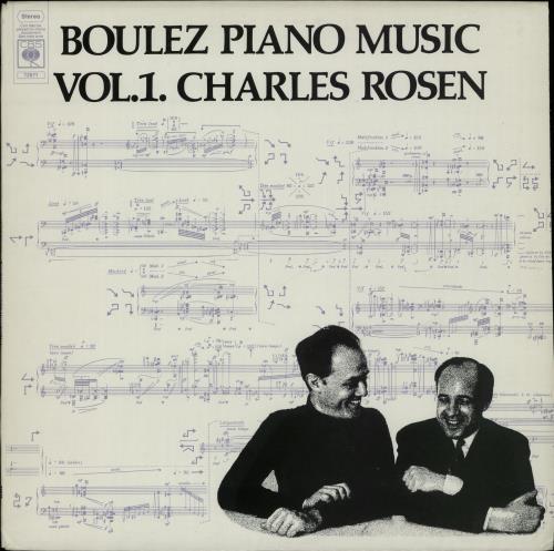 Pierre Boulez Piano Music Vol. 1 vinyl LP album (LP record) UK B14LPPI650219