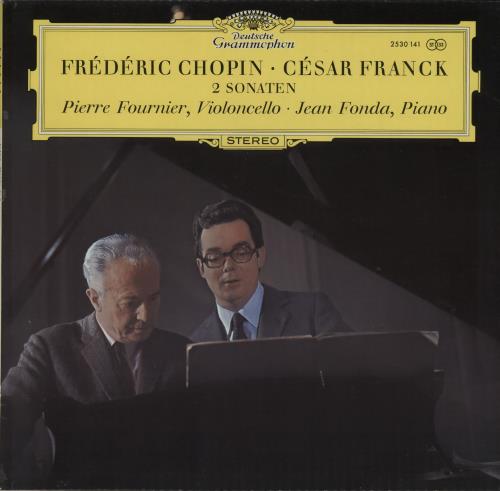 Pierre Fournier & Jean Fonda Frdric Chopin & Csar Franck: 2 Sonaten vinyl LP album (LP record) UK QIELPFR651540