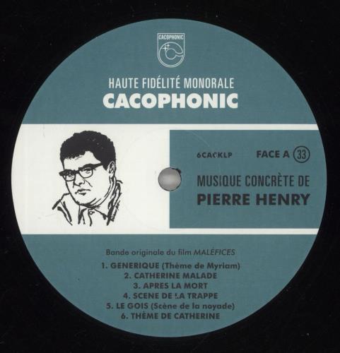 Pierre Henry Malefices vinyl LP album (LP record) UK PIHLPMA887292