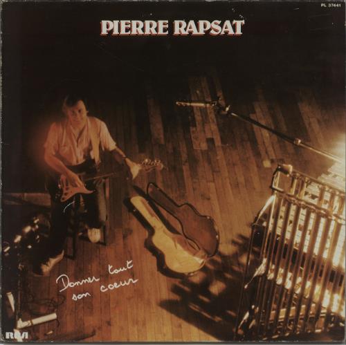 Pierre Rapsat Donner Tout Son Coeur vinyl LP album (LP record) French QIGLPDO660552