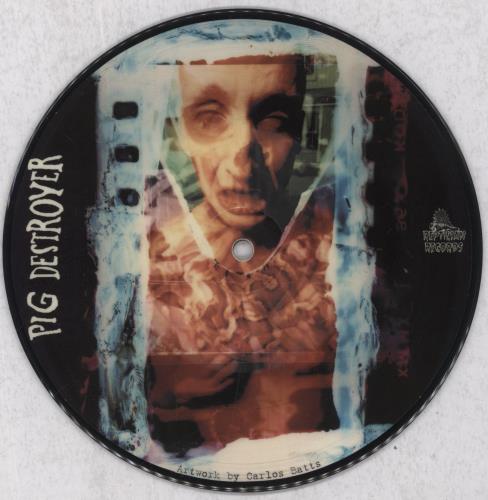 Pig Destroyer Pig Destroyer 7" vinyl picture disc (7 inch picture disc single) US P5G7PPI835349